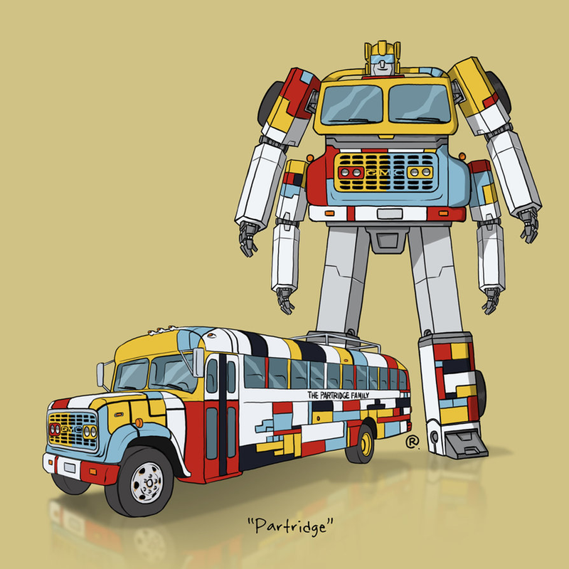 Illustration for article titled These Transforming Famous Cars Are Such A Great Idea